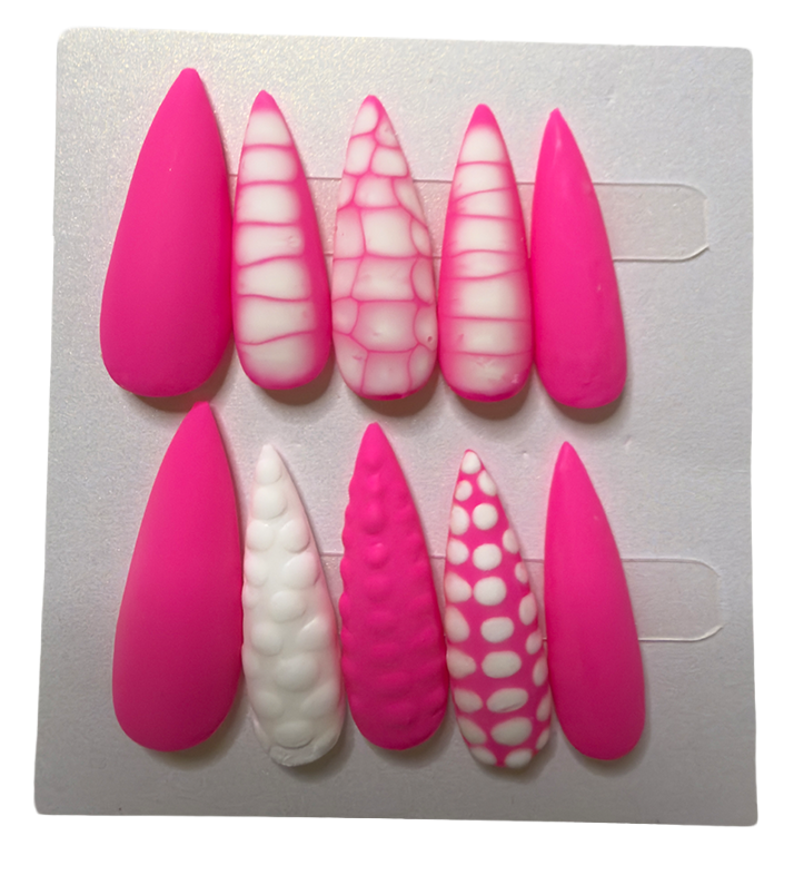 Nails for the Night  - Size Large, Long Stiletto
