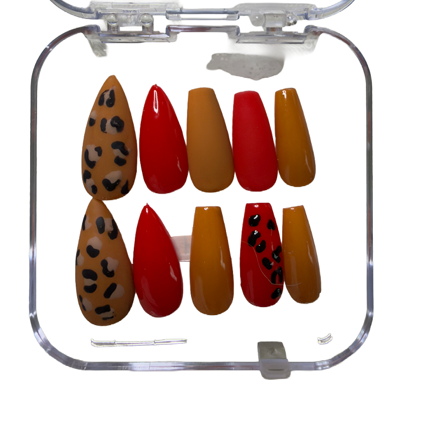 Nails for the Night - Size Small, Length : Mixed Stiletto and Coffin
