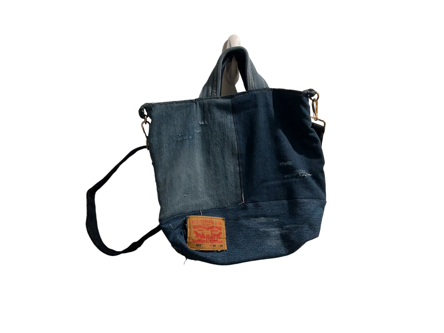 Remixed Levi tote bag