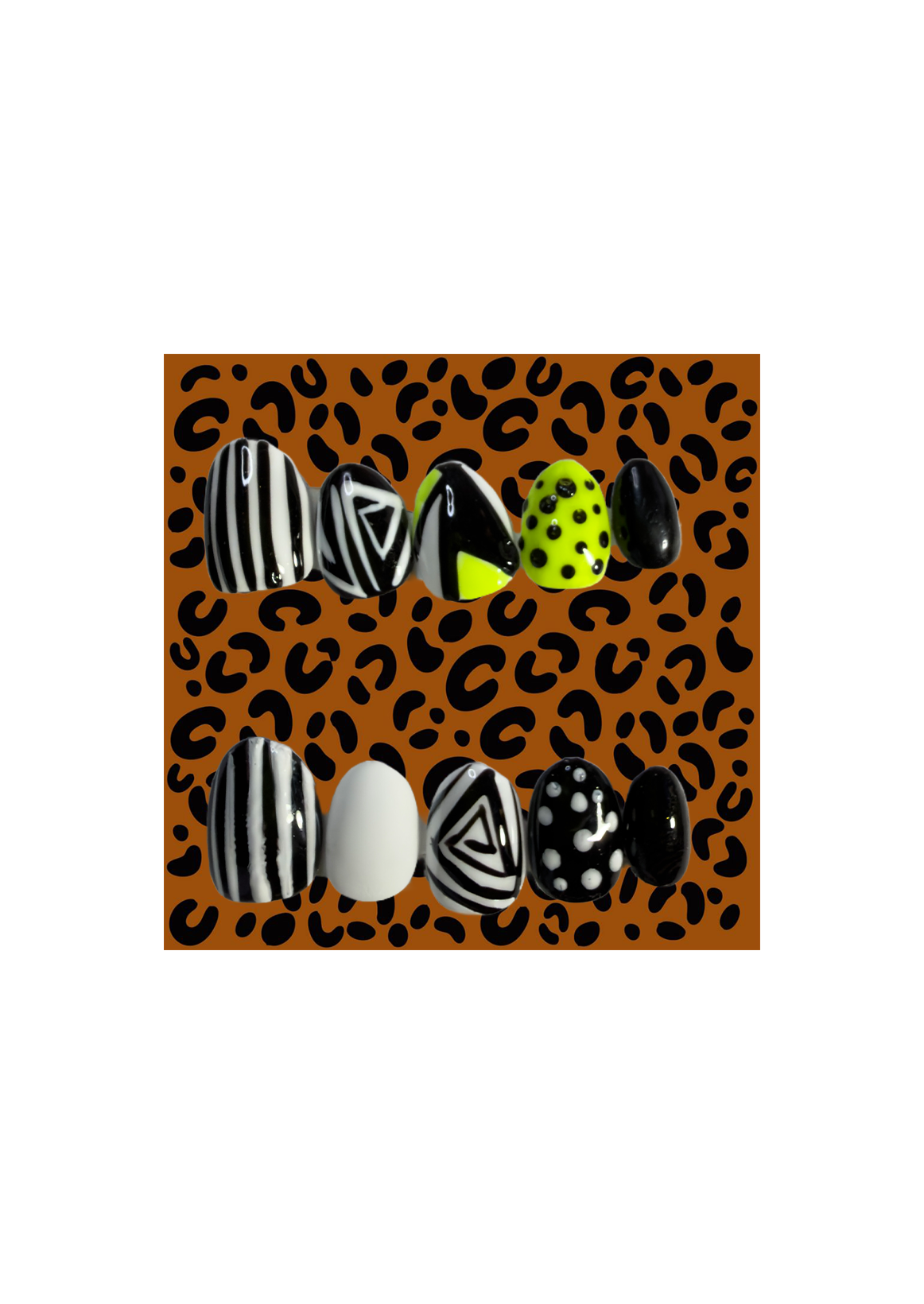 Nails for the Night - Size Small,  Short Almond