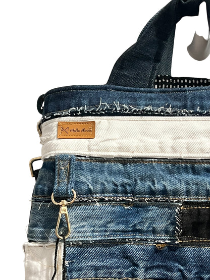 Remixed Levi tote bag