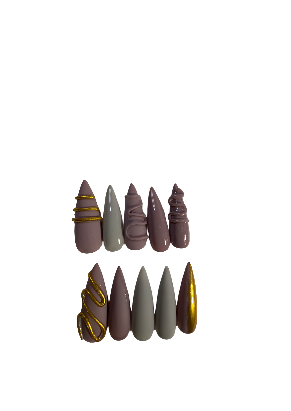 Nails for the Night - Size Medium , Long Stiletto